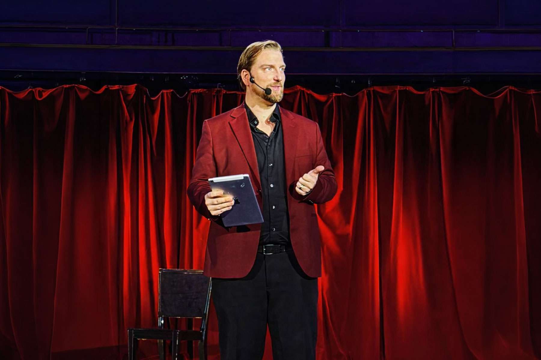 Anders Fox som konferencier